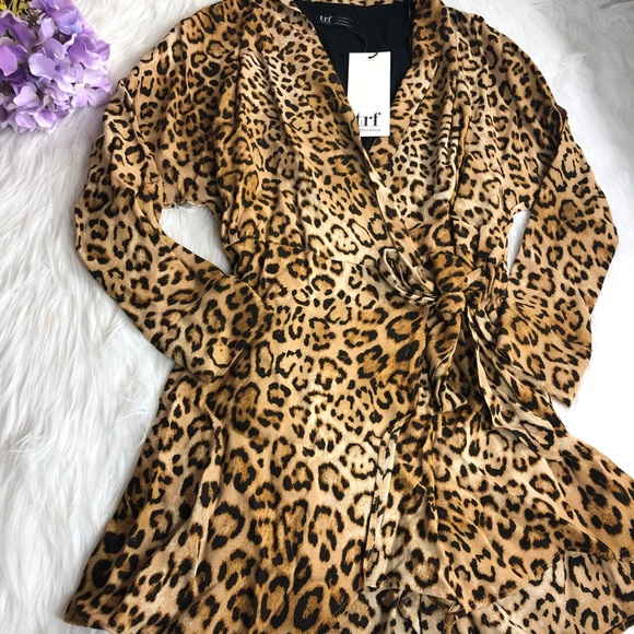 Zara animal print jumpsuit Sz M - Picture 7 of 8